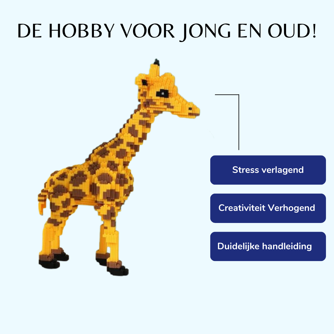 Mega Giraffe | Bouwsteentjes