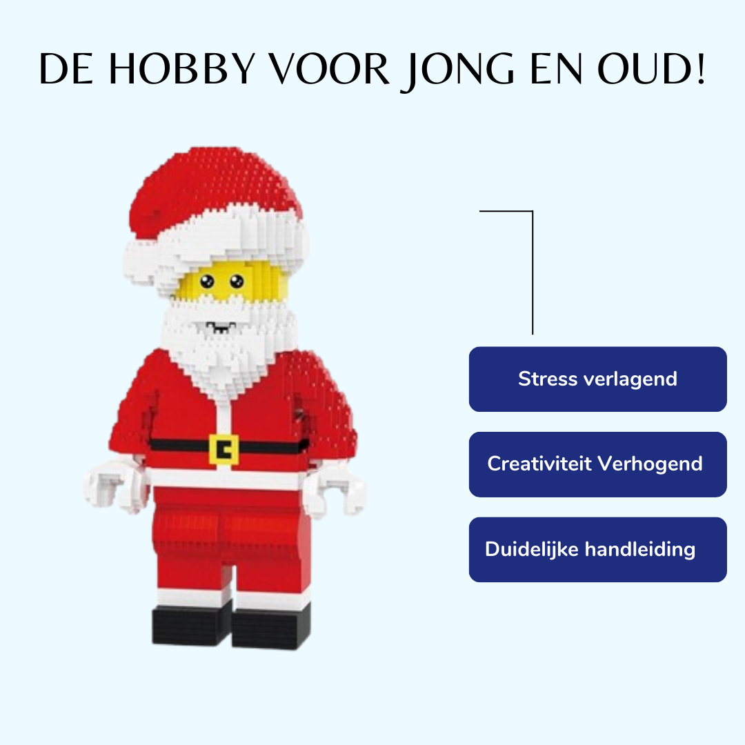 Mega Kerstman | Bouwsteentjes