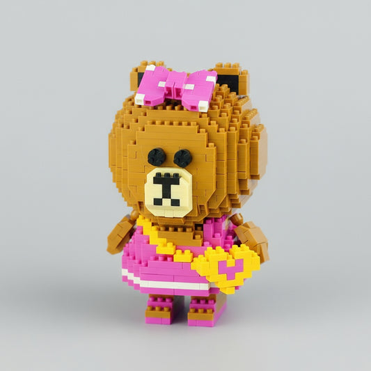 Meisje Beer Bouwblokjes