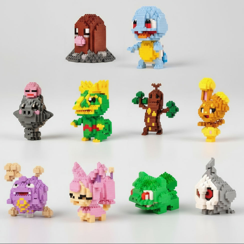 Mini Pokémon Bouwblokjes