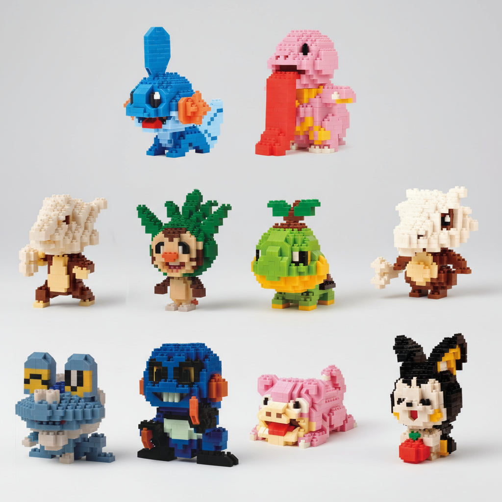 Mini Pokémon Bouwblokjes