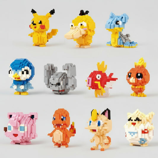 Mini Pokémon Bouwblokjes