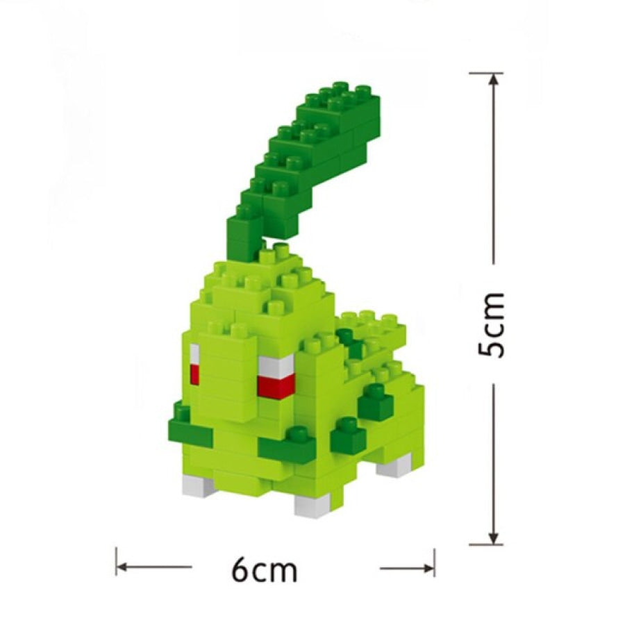 Mini Pokémon Chikorita Bouwblokjes