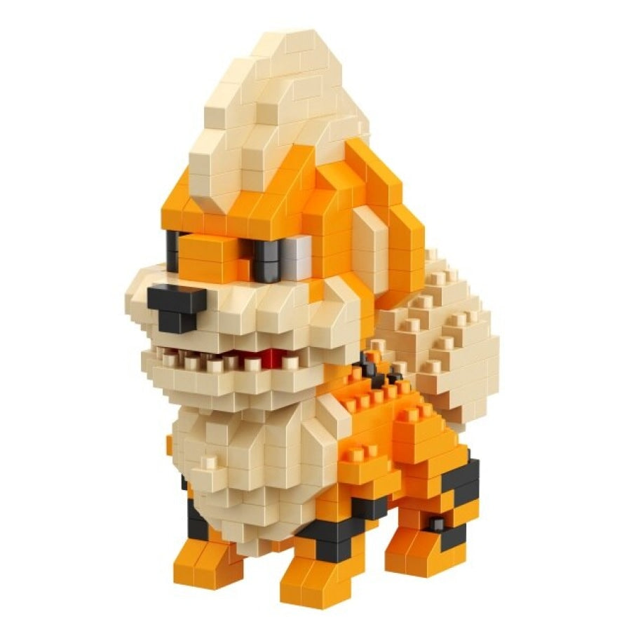 Mini Pokémon Growlithe Bouwblokjes