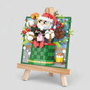 Mooi kerst schilderij | Bouwsteentjes