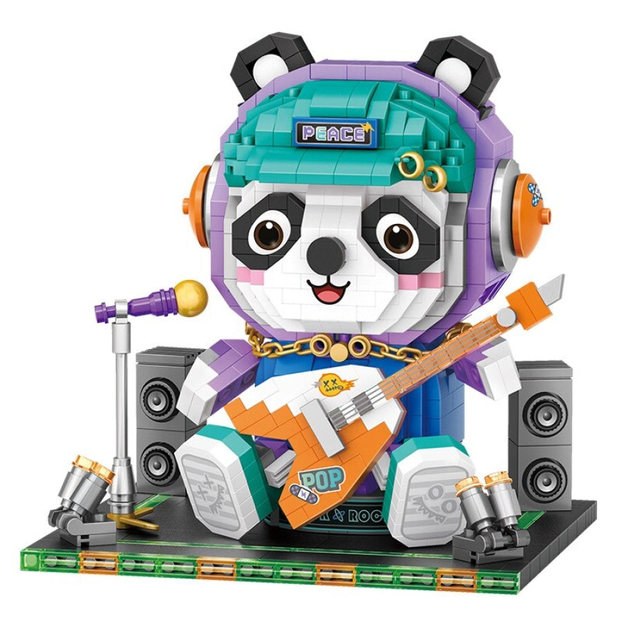 Muziek Panda Bouwblokjes