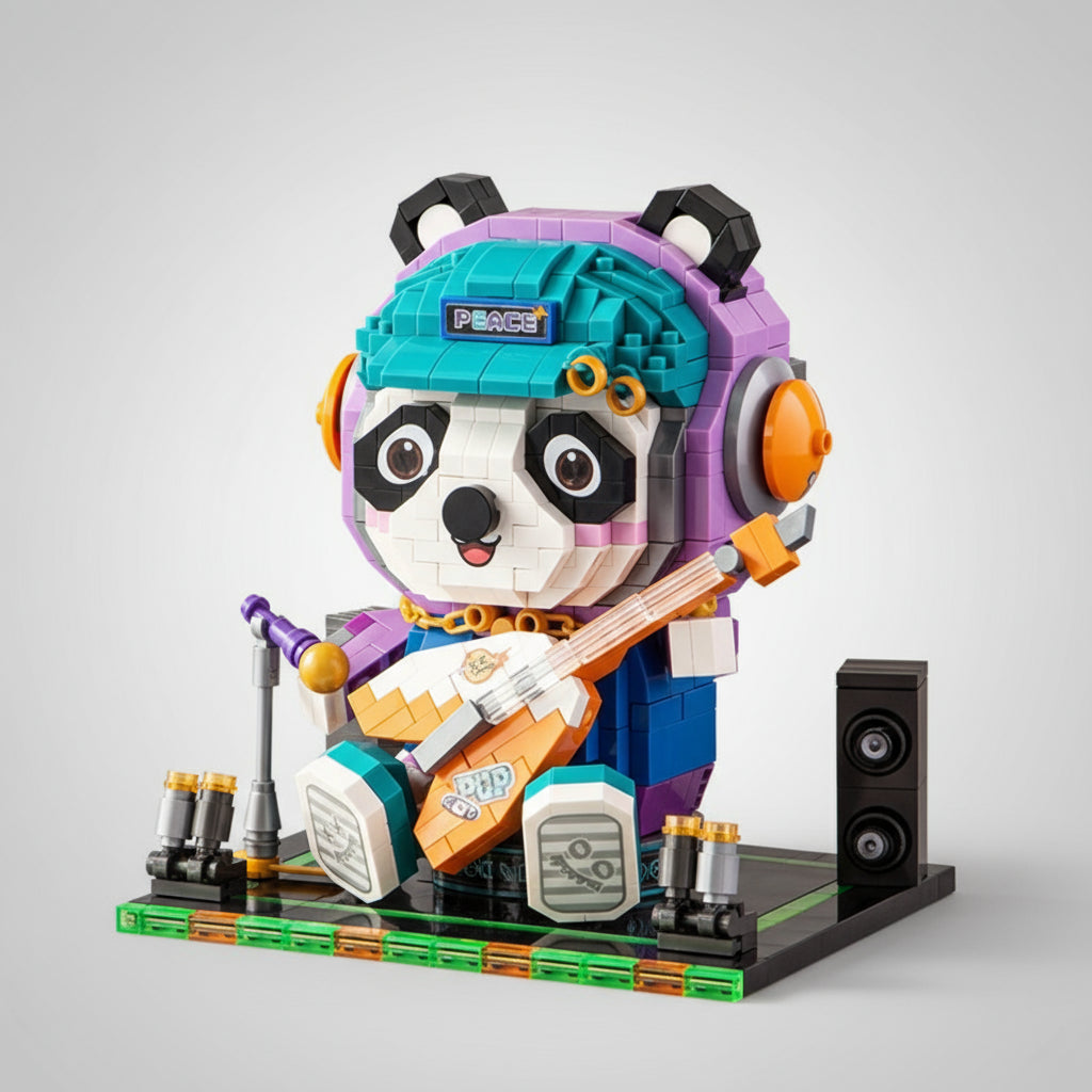 Muziek Panda Bouwblokjes