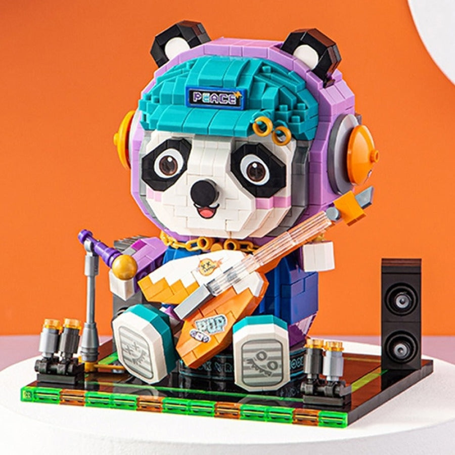 Muziek Panda Bouwblokjes