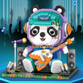 Muziek Panda Bouwblokjes