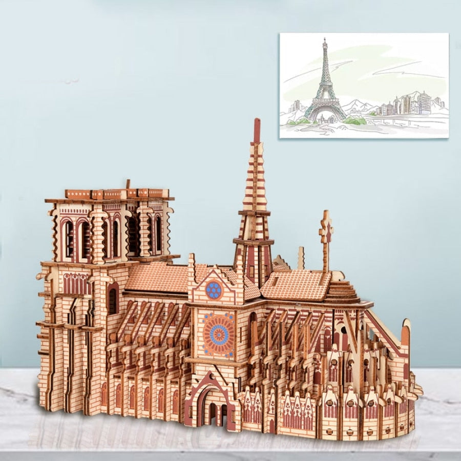 Notre Dame Houten Bouwpakketten