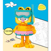 Oranje Cartoon Kat | Snorkelen Bouwblokjes