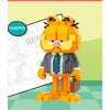 Oranje Cartoon Kat | Zakenman Bouwblokjes
