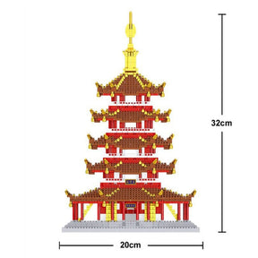 Pagode Toren Bouwblokjes