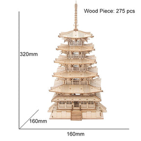 Pagode Toren Houten Bouwpakketten