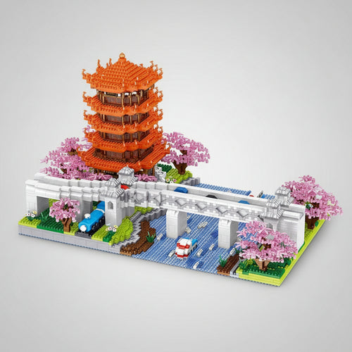 Pagode Toren In Park Bouwblokjes