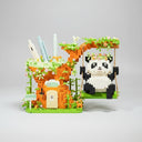 Panda pennenbakje | Bouwsteentjes
