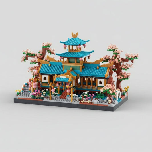 Perzik Boomhuis Bouwblokjes