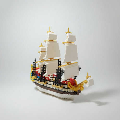 Piraten Zeilboot Bouwblokjes