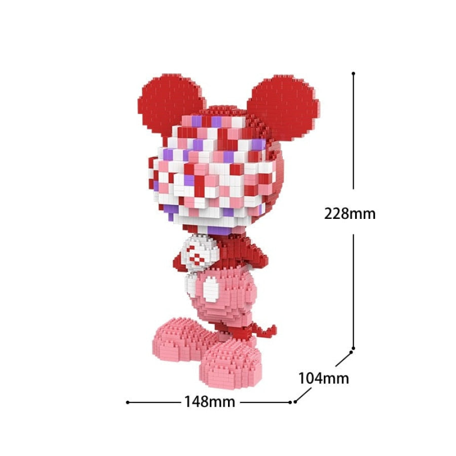 Pixel Muis Rood Bouwblokjes