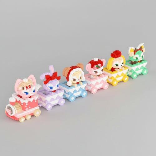 Regenboog Trein Bouwblokjes