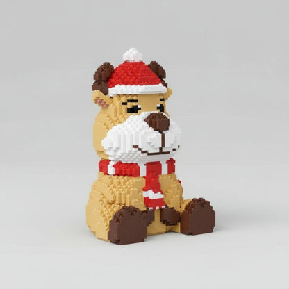 Rendier met sjaal | Bouwsteentjes