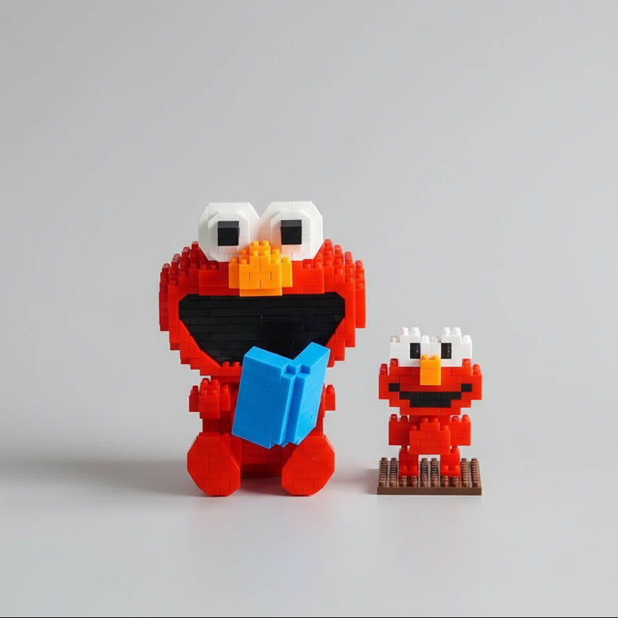Rode Muppet Bouwblokjes
