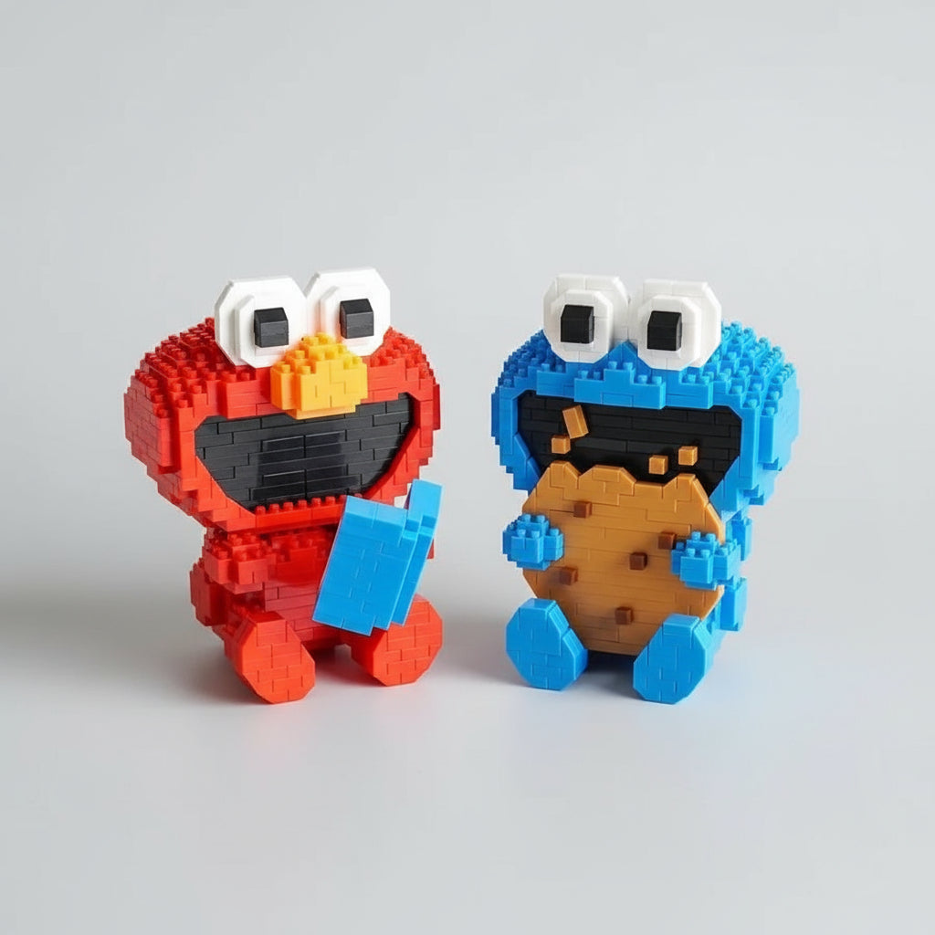 Rode Muppet Bouwblokjes