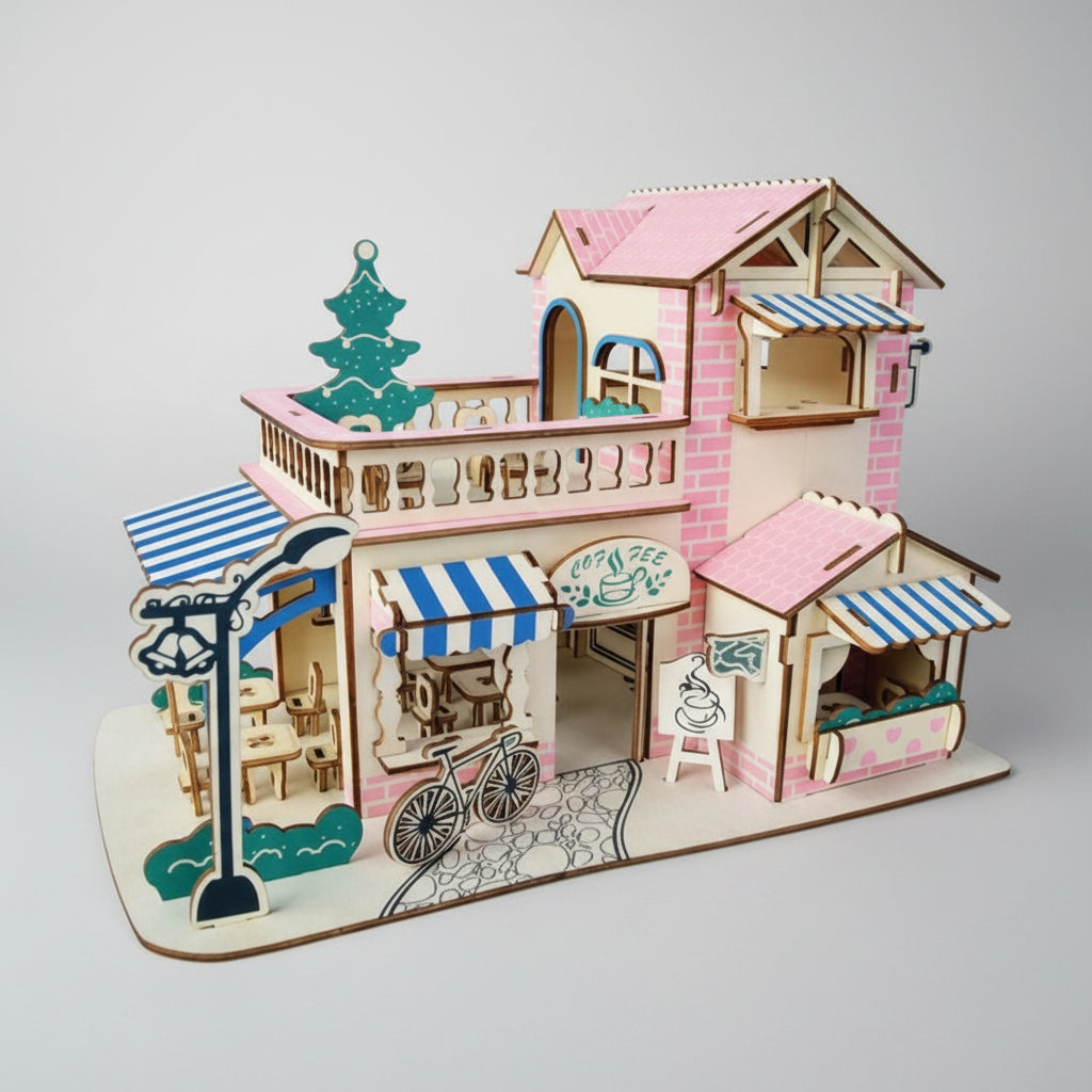 Romantische Koffiebar Houten Bouwpakketten