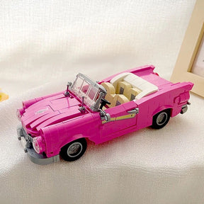 Roze Auto Bouwblokjes