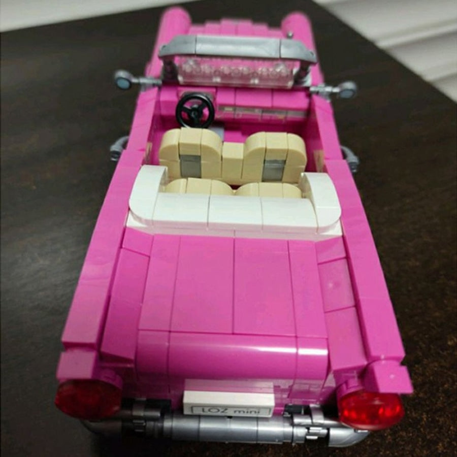 Roze Auto Bouwblokjes