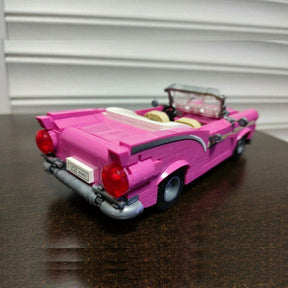 Roze Auto Bouwblokjes