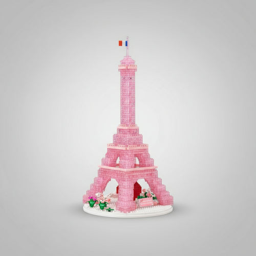 Roze Eiffeltoren Bouwblokjes
