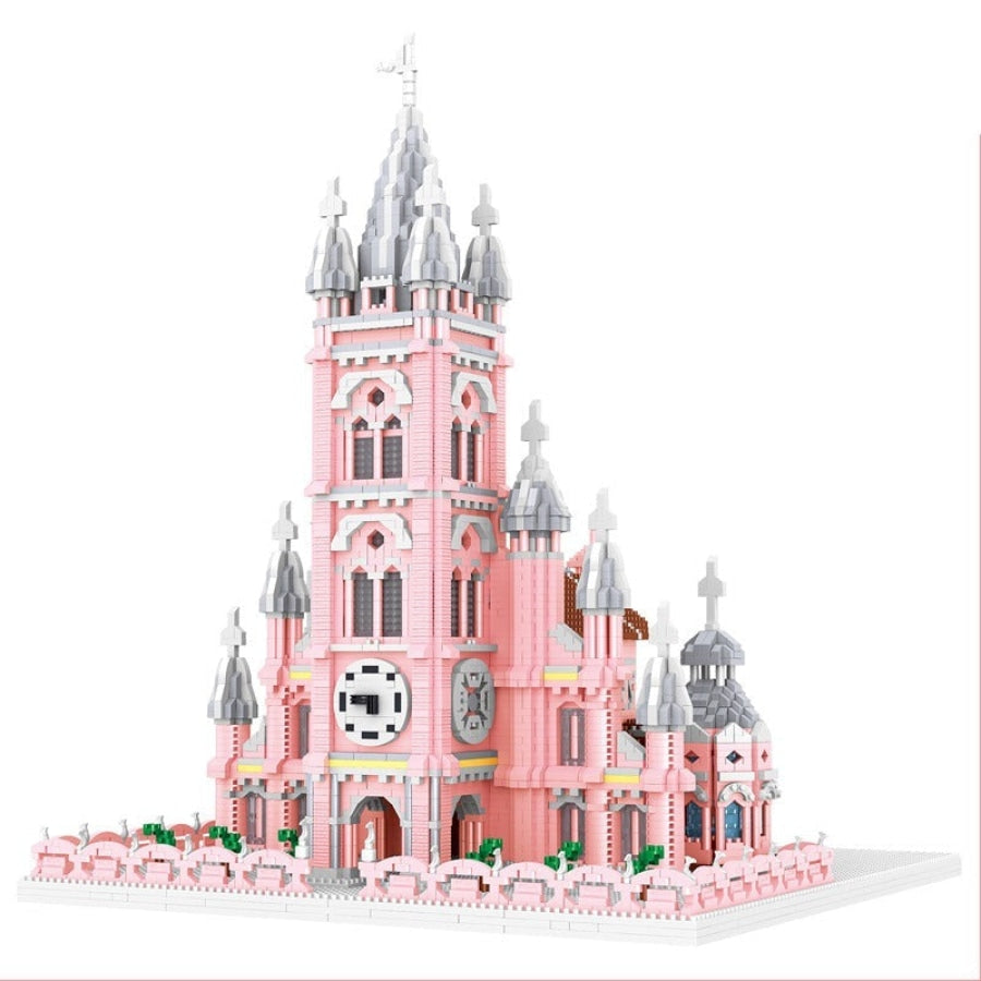 Roze Kerk Bouwblokjes