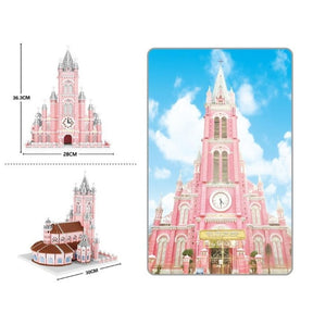 Roze Kerk Bouwblokjes