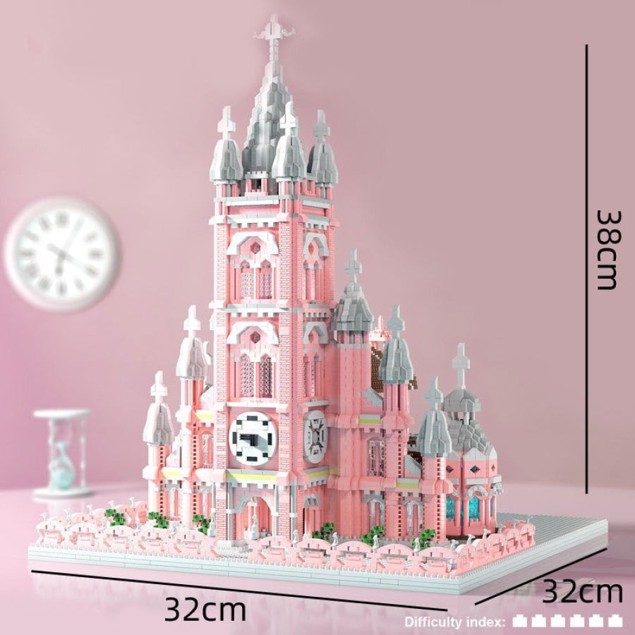 Roze Kerk Bouwblokjes