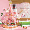 Roze Kerstboom Bouwblokjes