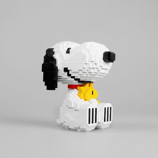 Schattige Fictieve Beagle Bouwblokjes