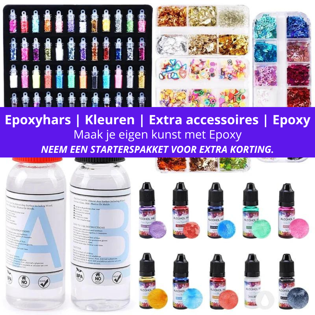 Epoxyhars | Kleuren | Extra accessoires | Epoxy