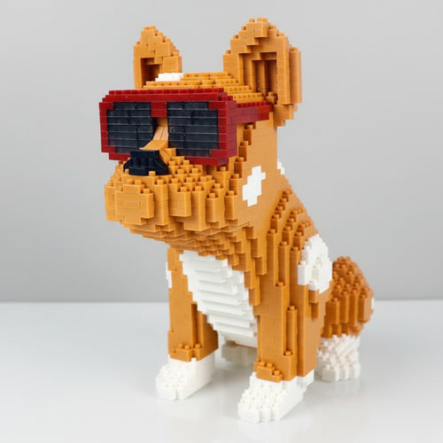 Stoere Bulldog Bouwblokjes