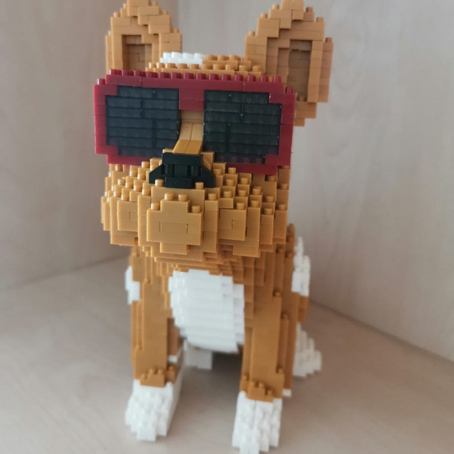 Stoere Bulldog - Morgen In Huis Bouwblokjes