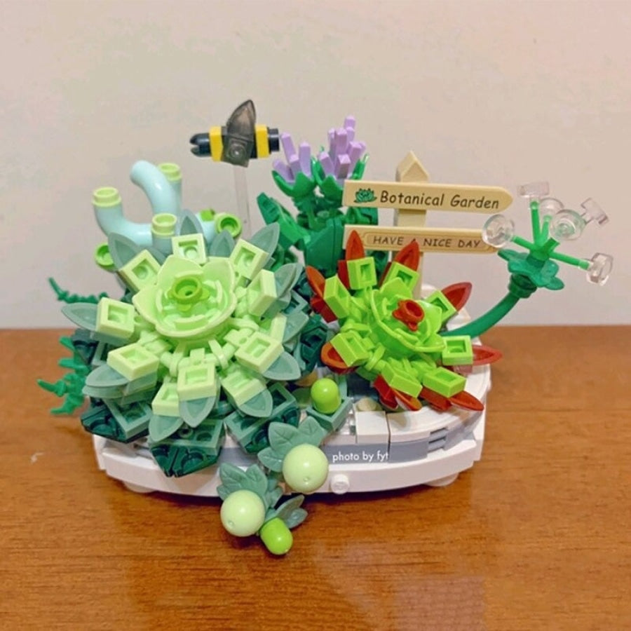 Succulent Plant Bouwblokjes