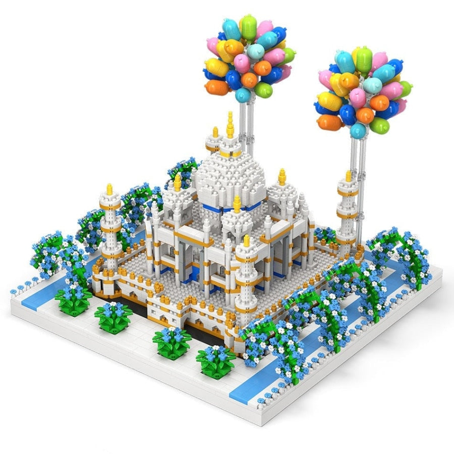 Taj Mahal met Ballonen | Bouwsteentjes