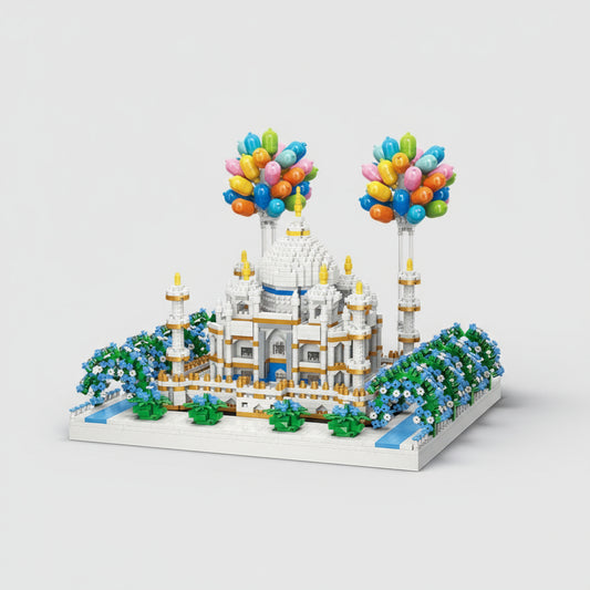 Taj Mahal Met Ballonen Bouwblokjes