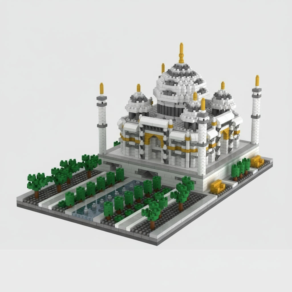 Taj Mahal Met Tuin Bouwblokjes