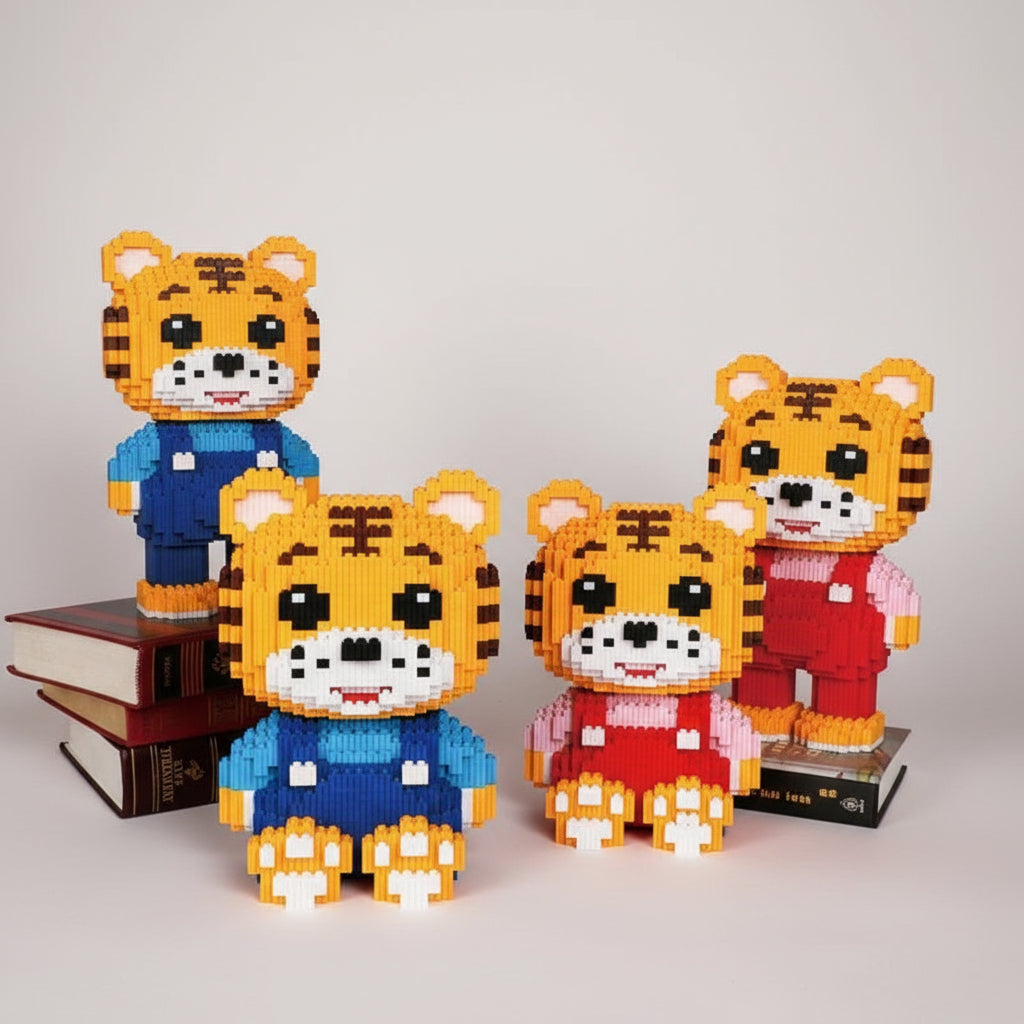 Tijger Familie Bouwblokjes