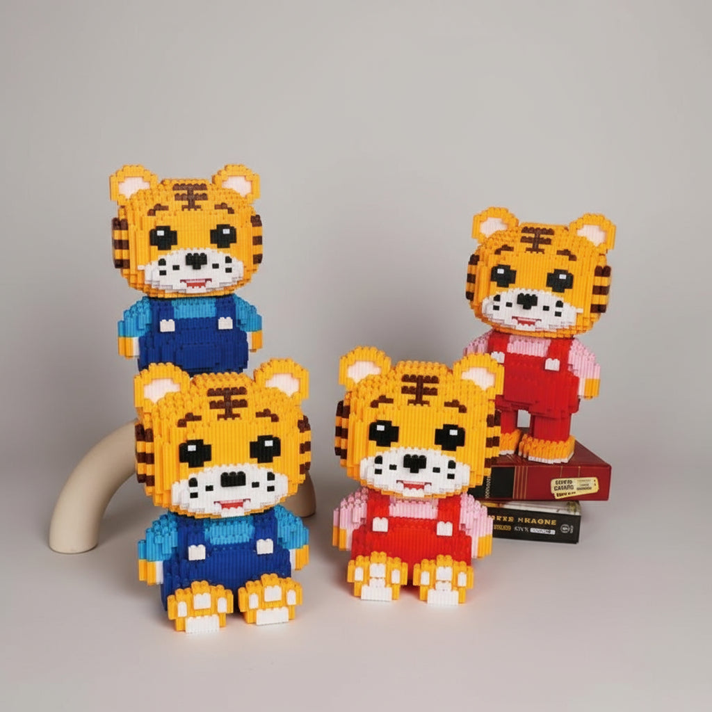 Tijger Familie Bouwblokjes