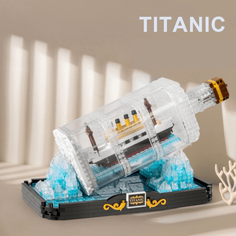 Titanic In Fles Bouwblokjes