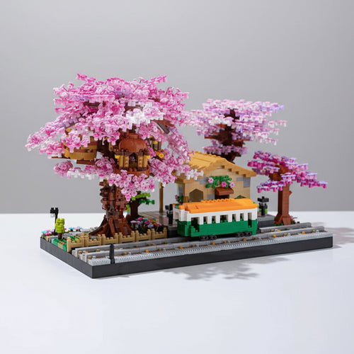 Trein Station Bouwblokjes