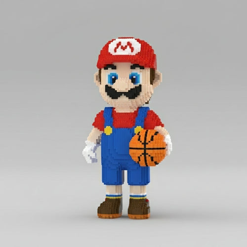 Loodgieter met Basketbal | Bouwsteentjes