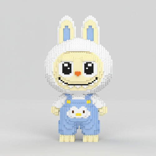 Witte Labubu | Bouwsteentjes